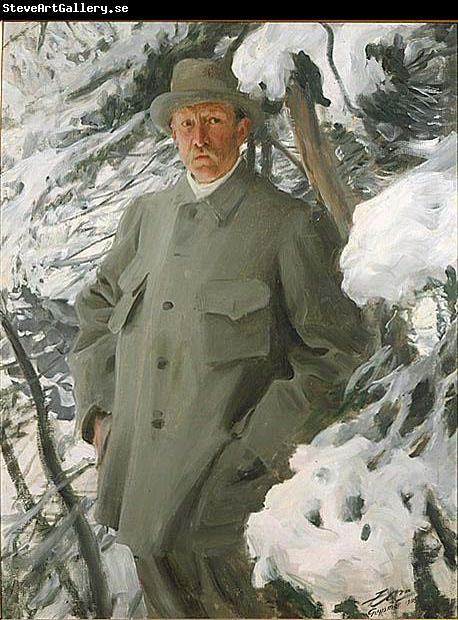Anders Zorn The Painter Bruno Liljefors,